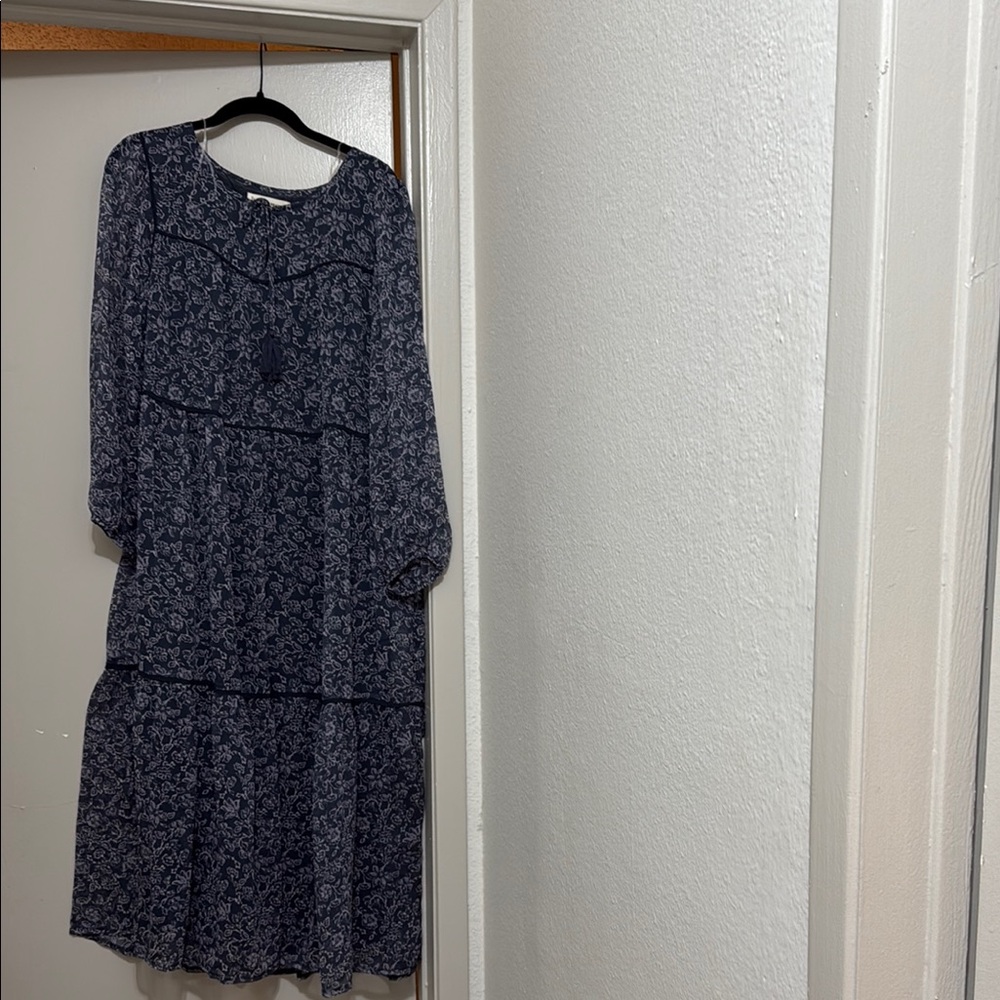 Blue Floral Dress